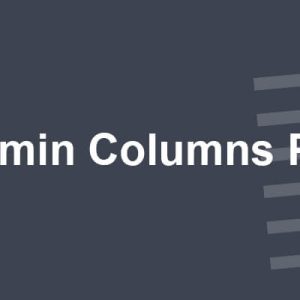 Admin Columns Pro