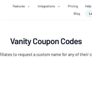 AffiliateWP – Vanity Coupon Codes